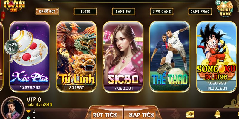 Đổi mật khẩu Iwin club