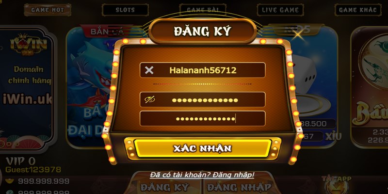 lưu ý đăng ký Iwinclub