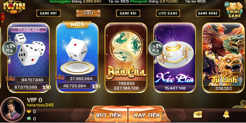 Tuyệt đối không tiết lộ pass tại cổng game cho ai khác