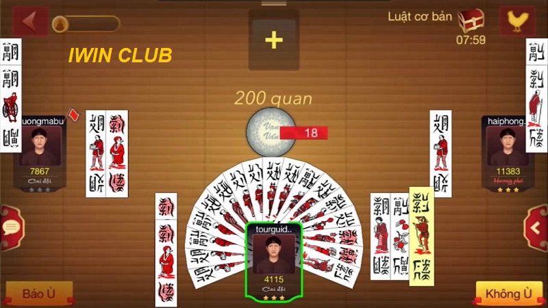Bài chắn Iwin Club