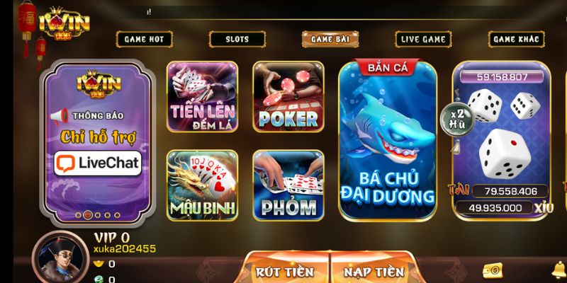 Tiến Lên Đếm Lá Iwin Club - Trò chơi đổi thưởng cực hấp dẫn